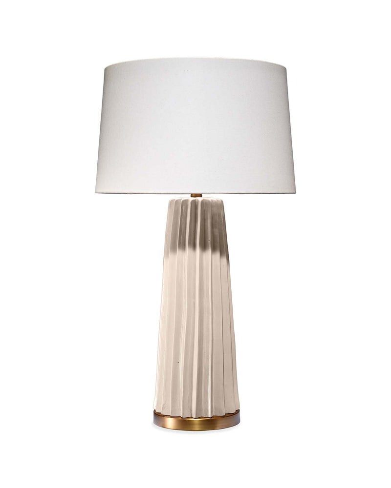 pleated table lamp