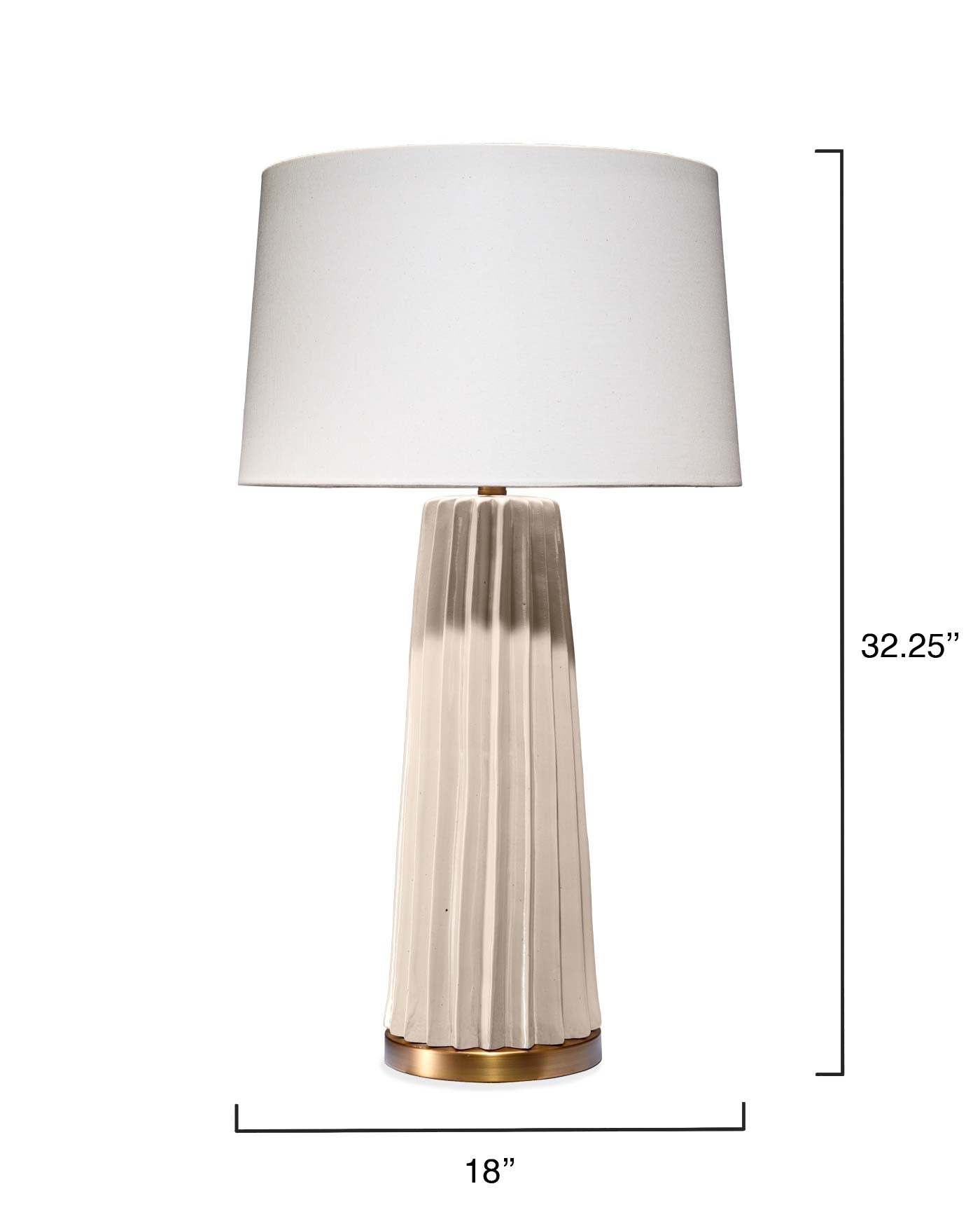 Jamie Young Pleated Table Lamp Blue