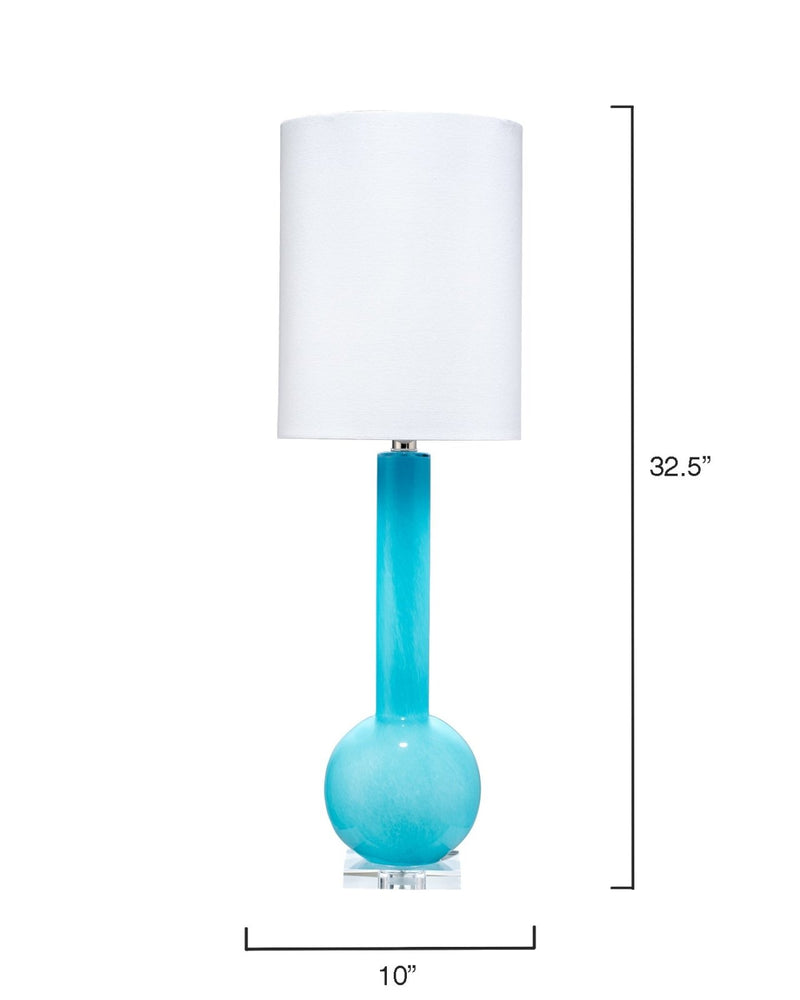 studio table lamp - blue