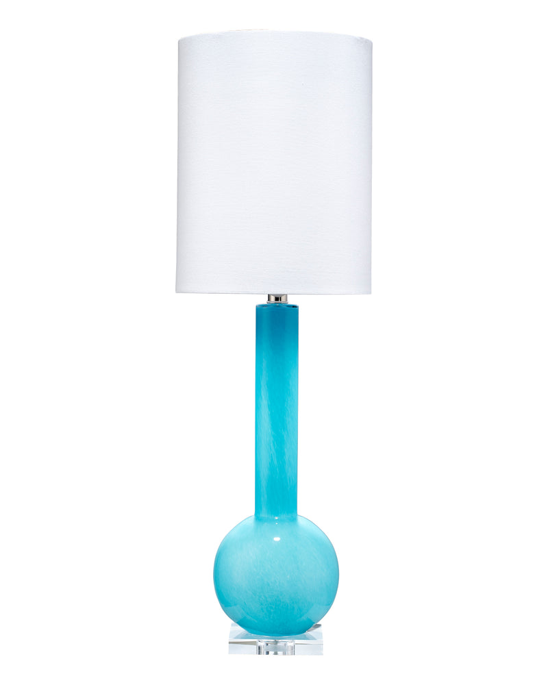 studio table lamp - blue