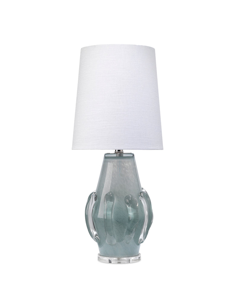 talon table lamp - blue