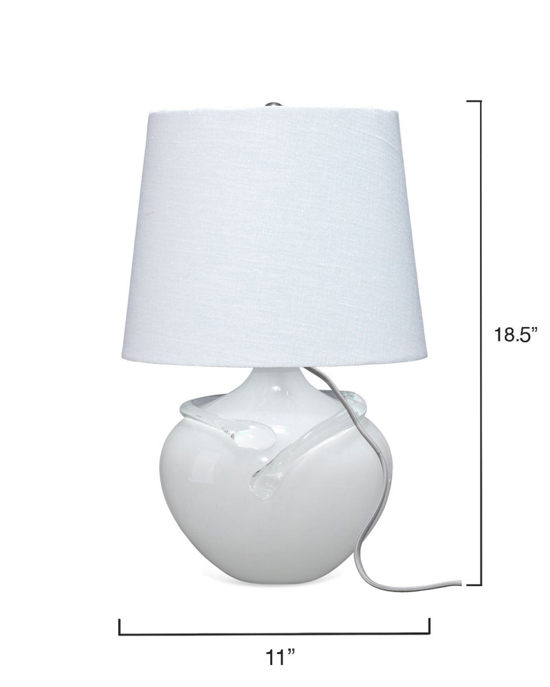 wesley table lamp - white