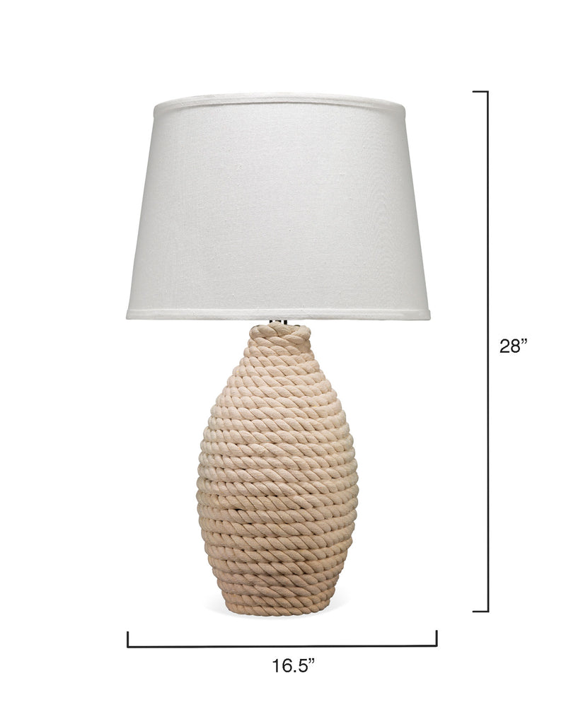 rope table lamp