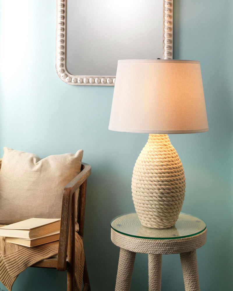 rope table lamp