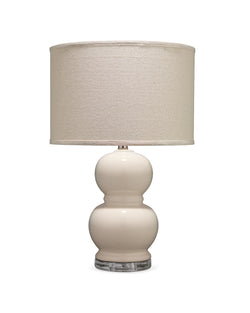 bubble table lamp cream