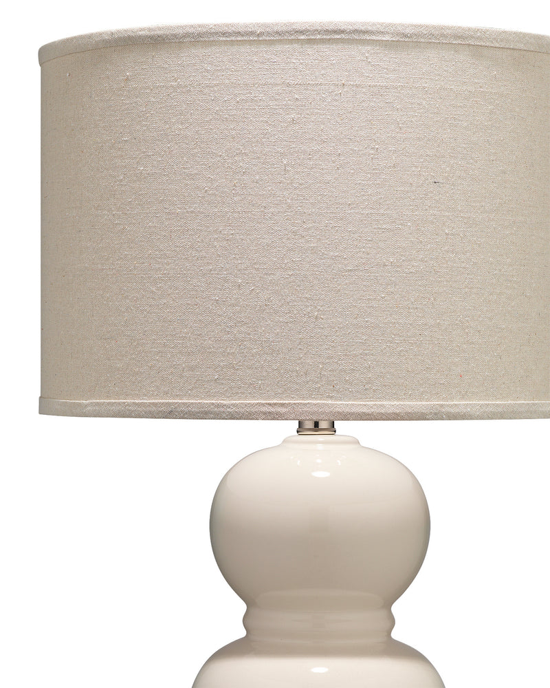 bubble table lamp cream