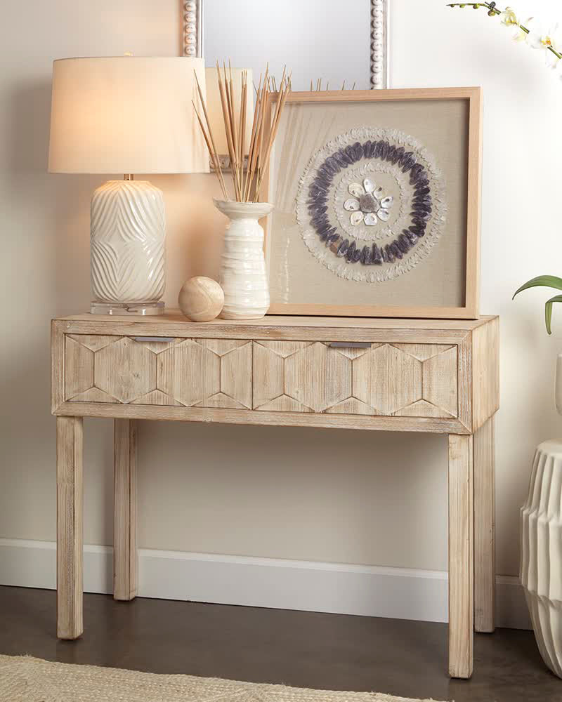 juniper two drawer console