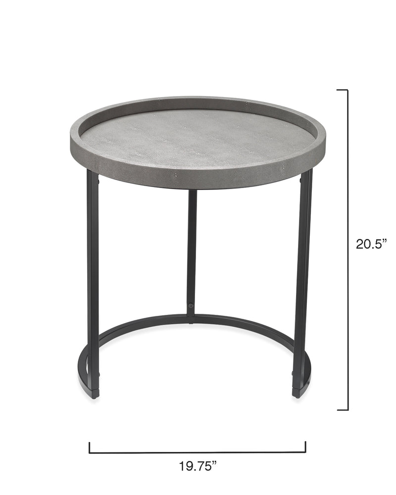 maddox side tables (set of 3) grey