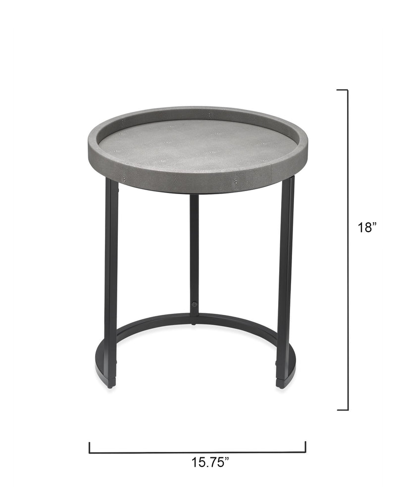 maddox side tables (set of 3) grey