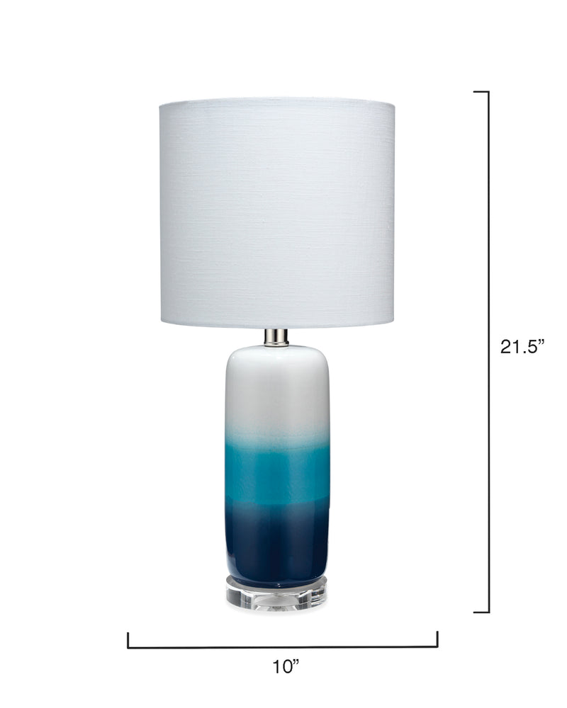 haze table lamp blue