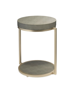 chester round side table grey