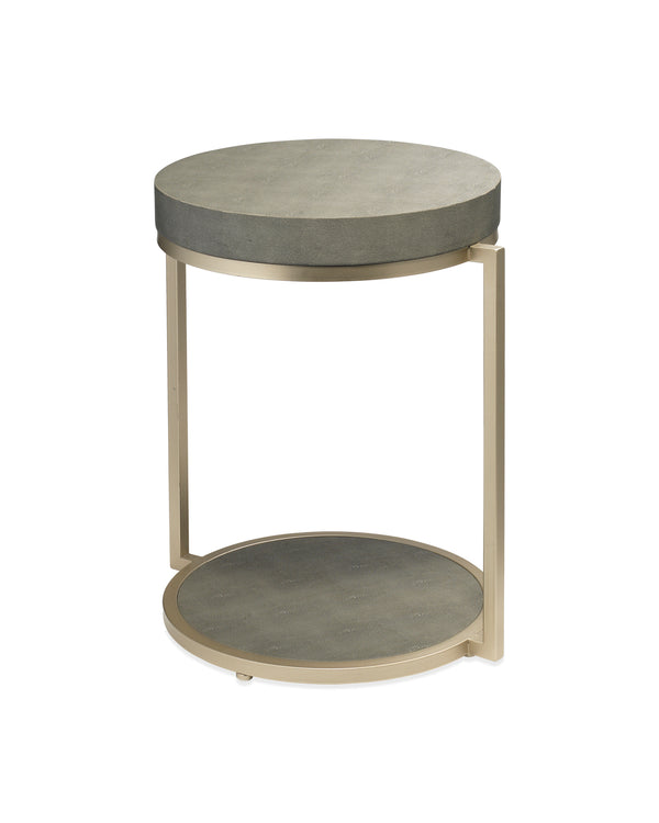 Chester Round Side Table Grey