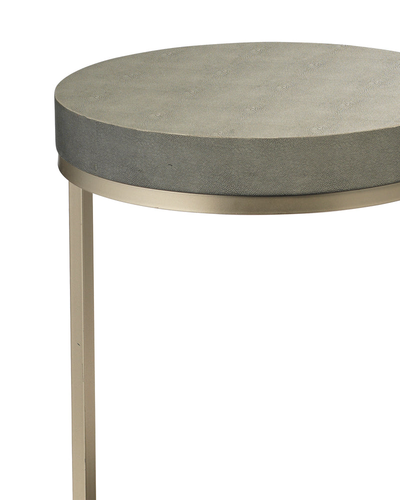 chester round side table grey