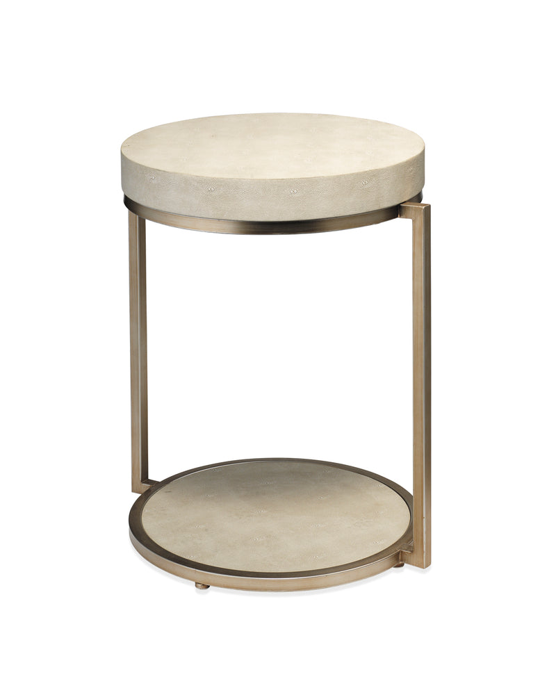 chester round side table ivory