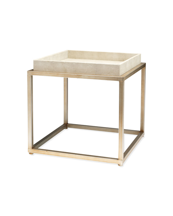 Jax Square Side Table Cream