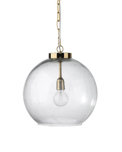 luca pendant brass