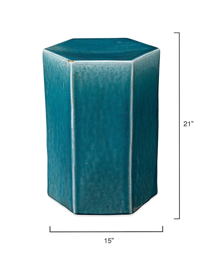 porto side table blue - large